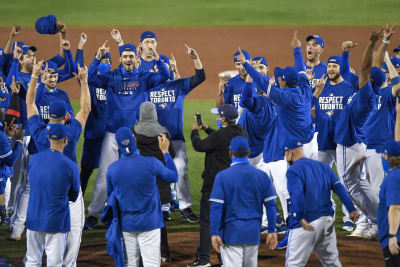 22 years in the making: Jays celebrate playoff victory 