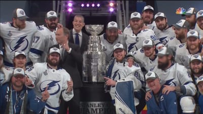 Tampa Bay Lightning celebrate Stanley Cup repeat