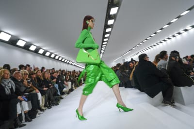 Balenciaga floods the runway at Paris Fashion Week to highlight the climate  crisis, The Independent