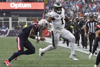 Hurts, Eagles beat Texans 29-17 for their first 8-0 start - WHYY