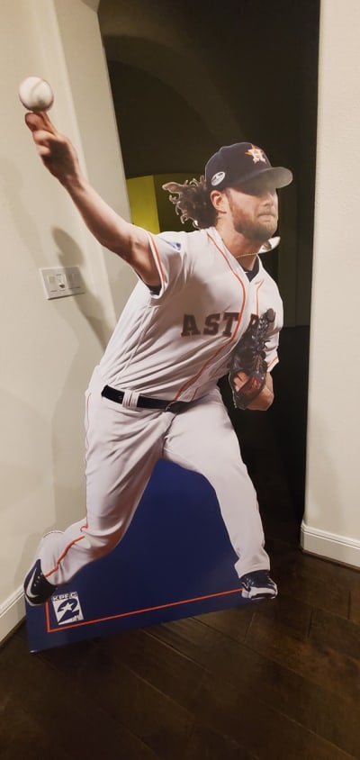 KPRC 2′s Keith Garvin took Gerrit Cole (a cutout) home: This is how his  wife reacted