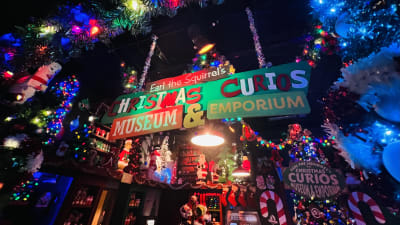 universal orlando decks out tribute store featuring highly themed rooms for holidays
