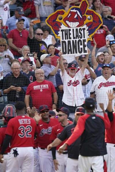 Cleveland Indians vs. Kansas City Royals and last game with the Indians  name, September 27, 2021 