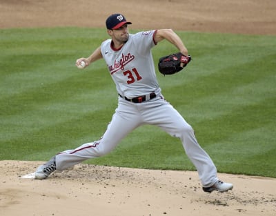 Yanks rally past Nats 4-3 in 10th, Scherzer strikes out 14