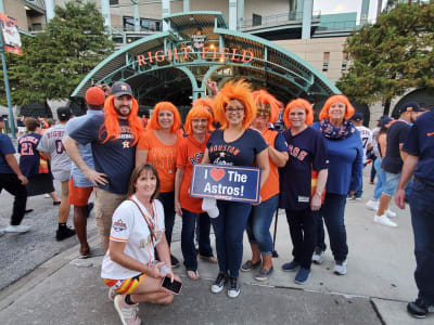 🔒 Looking sharp! Here are some of the best dressed Astros fans at Minute  Maid Park