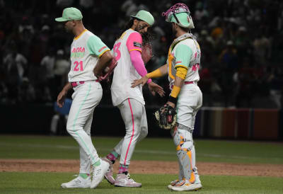 MENS SAN DIEGO PADRES TATIS JR. CITY CONNECT WHITE/PINK GREEN