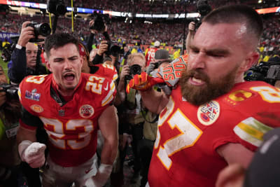 Chiefs' Andy Reid and Travis Kelce hash things out after loss