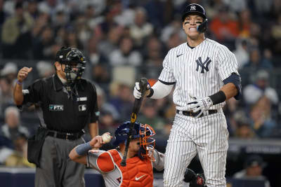 Aaron Boone,Aaron Judge, Giancarlo Stanton MLB New York Yankees 2022  Postseason Baseball Clinched October Rise The Bronx T Shirt