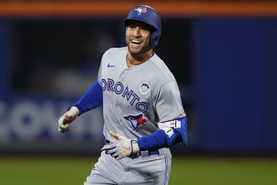 George Springer forced out of Blue Jays game after being hit by pitch