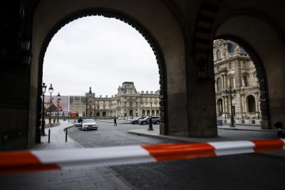 French pension protesters flood LVMH headquarters in Paris