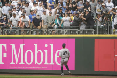 ATLANTA, GA - MARCH 26: New York Yankees CF Aaron Judge (99