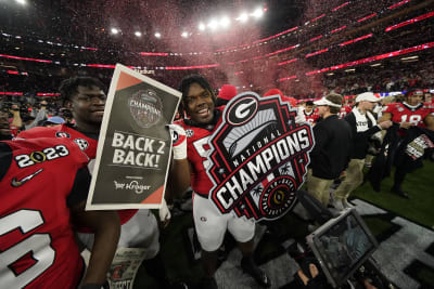 No. 1 Georgia bullies TCU 65-7 to win 2nd consecutive title