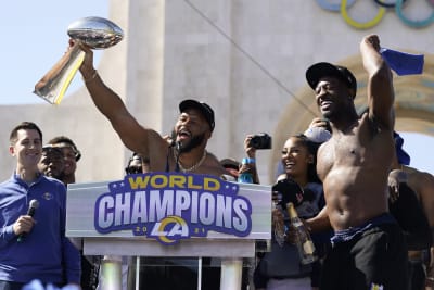 Local Rams fans celebrating team's Super Bowl championship