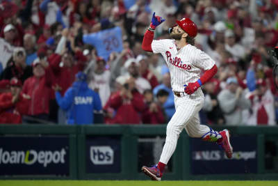 2019 Bryce Harper Game-Used Spring Training Jersey - Phillies Debut