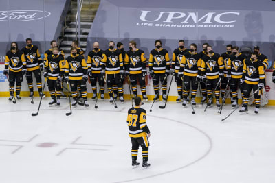 Evgeni Malkin: 'No words' for Penguins' ceremony celebrating 1,000th game