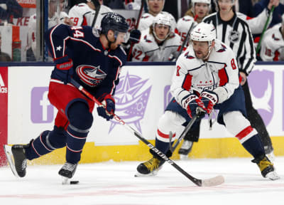Mikko Koivu scores his first goal with the Columbus Blue Jackets