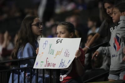 Simone Biles dazzles in her return from a 2-year layoff to dominate the US  Classic