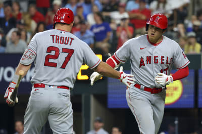 Trout Ties Angels' HR Record, Then Scores Winning Run