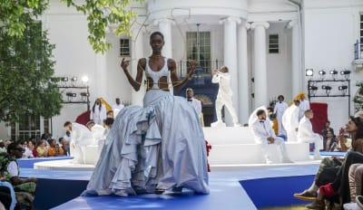 Pyer Moss's Couture Show Was a Lesson in Black Invention, Black Joy, and  Black Revolution