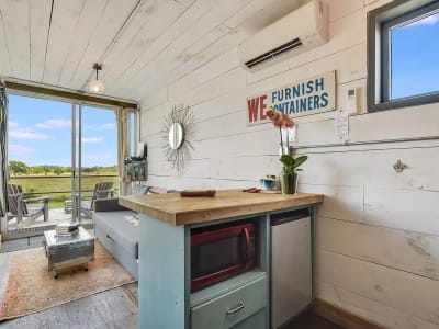 FLOPHOUZE SHIPPING CONTAINER HOTEL -Aluminum Coffee Table Trunk