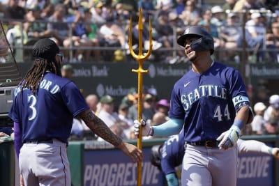 Mariners All-Stars Julio Rodriguez, Ty France enjoy American League's  annual victory