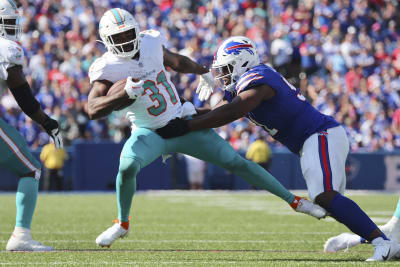 Josh Allen throws 4 TD passes, runs for score, Bills rout division rival  Dolphins 48-20