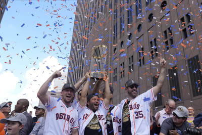 Watch Travis Scott react to the Houston Astros World Series win