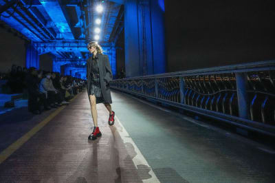 Louis Vuitton Pre-Fall Collection Bags Walk a Bridge in Korea