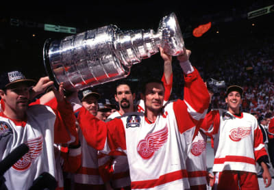 42-43 Red Wings won first Cup of Original Six era - Vintage