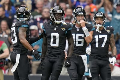 Lawrence, Ridley and defense help Jaguars beat Falcons 23-7 in London