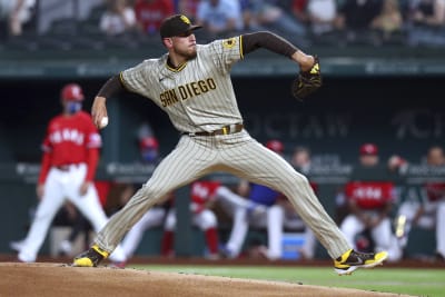 Arlington, Texas, USA. Apr 11, 2021: San Diego Padres first