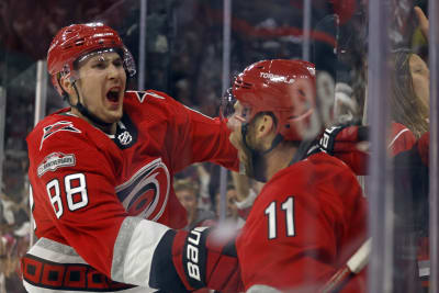 New Jersey Devils' Pavel Zacha during the third period of an NHL hockey  game against the Detroit Red Wings in Newark, N.J., Friday, April 29, 2022.  The Red Wings defeated the Devils