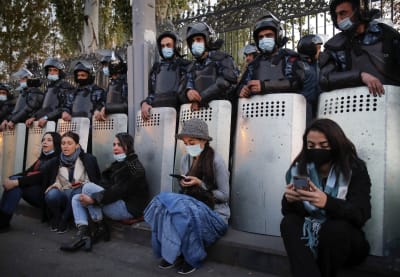 Thousands in Armenia protest Nagorno-Karabakh truce terms