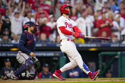 Bryce Harper hits 1st slam, 100th HR in Nationals win over Braves