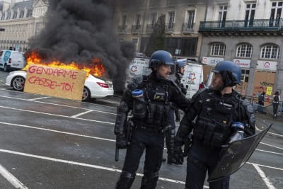 In Paris, Protesters Against Macron's Pension Plan Storm the LVMH  Headquarters