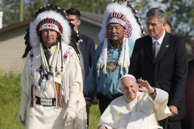 Pope's Canada visit 'doesn't heal' wounds of Indigenous survivors