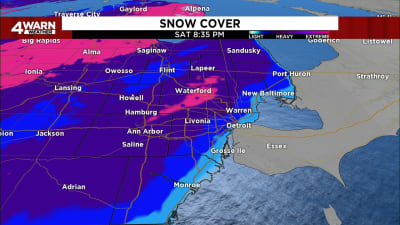 Detroit Snowfall This Winter 2025 Map