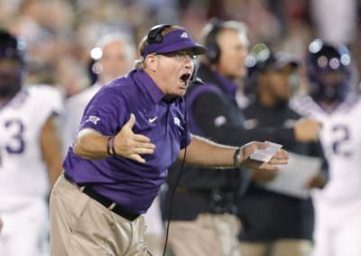 Gary Patterson on Texas side trying to spoil TCU's perfect record