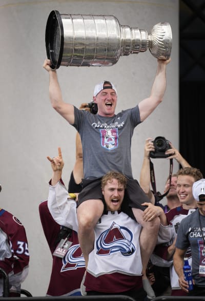 Colorado Avalanche live it up as they celebrate Stanley Cup title