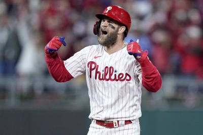 B/R Walk-Off on X: Bryce Harper pulled up to Game 1 in the Mike