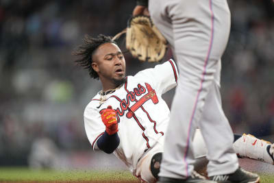 Braves face off in spring training's live batting practice