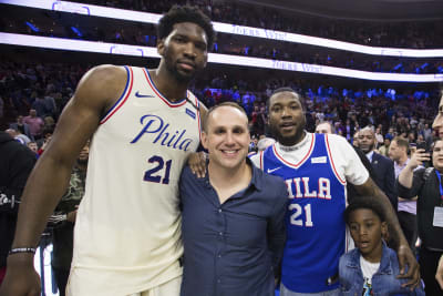 Philadelphia 76ers star Joel Embiid, CEO of Fanatics Michael G