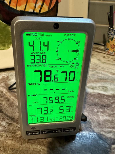 Wahoo elemnt bolt barometer top