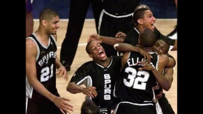 1999 NBA Finals Champs San Antonio Spurs Mens Large Baseball Sleeveless  Jersey