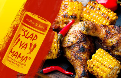 Slap Ya Mama All Natural Cajun Seasoning from Louisiana, 1 each of  Original, Hot, White Pepper & Low Sodium, Variety Pack of 4