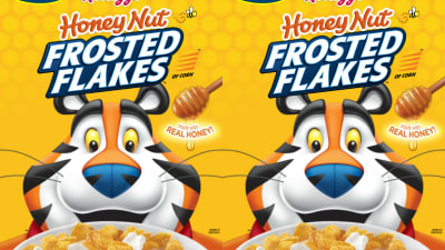 Kellogg's Frosted Flakes Honey Nut Breakfast Cereal, 13.7 oz