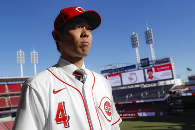 Outfielder Shogo Akiyama wanted to make history with Reds