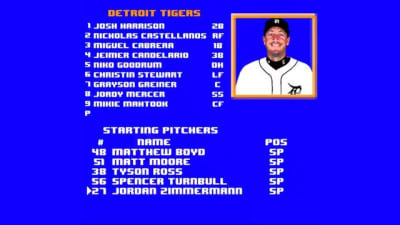 Detroit Tigers use retro video game theme to announce Opening Day lineup