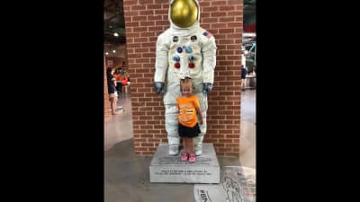 PHOTOS: Houston Astros unveil 13-foot spaceman sculpture at Minute Maid Park