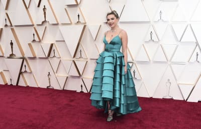 Regina King arrives at the Oscars in Louis Vuitton